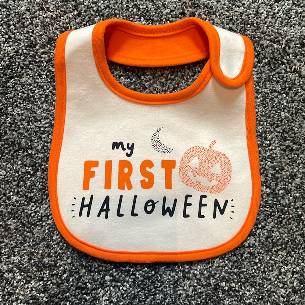 My First Halloween Bib